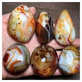 1 PC Big Silk Agate Raw Stone Handle Piece No...