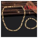 Fine 925 sterling silver plated  Gold 6MM...