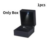 1 PC 2024 Luxury Ring Box With LED Light...