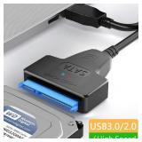 1 PC SATA to USB  Cable Up to 6 Gbps for 2.5...