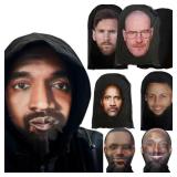 1 PC Full Face Visual Mesh Mask Party Horror...