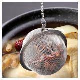 1PC/304 stainless steel flavored filter ball,...