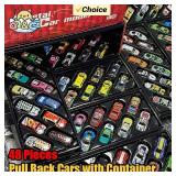48 Pieces Mini Car Set Inertia Pull Back Cars...