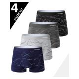 4pcs men's underwear, comfortable, soft and...