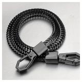 Durable Key Chains Long Metal Wallet Belt Rock...
