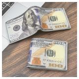 Men's Wallets with 100 US Dollar Pattern Male...