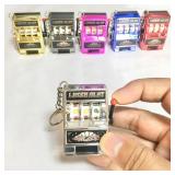 Simple Fashion Trend Keychain Toy Fruit Machine...