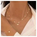 Fashion Imitation Pearl Heart Jewelry Set For...