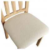 1 PC Thickened chair cover, solid-color chair...