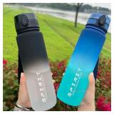 1 PC 1000 ml Capacity Sports Water Bottle Leak...