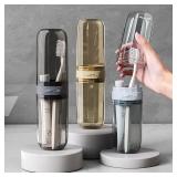 1 PC Toothbrush Travel Containers Transparent...