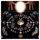 1PC 49x49cm Moonlight Flower Tarot Card Table...