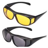 1 Pc Night Vision Sunglasses Car Night Driving...