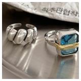 1 PC in Random Colour 925 Sterling  Zircons...