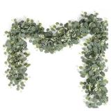 1pc Artificial Eucalyptus Leaves Greenery...