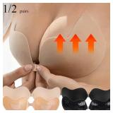 1 Pair Invisible Stick-On Lift Bra, Strapless &...