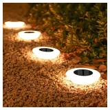 4 Pcs Solar Ground Lights,14LED Waterproof...