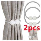 2PCS Pearl Magnetic Curtain Clip Curtain...