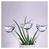 3 Pcs Imitation Glass Plastic Bird Automatic...