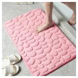 1pc embossed fiber carpet, bathroom living room...