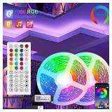 Color RGB 5050 LED Strip Bluetooth Tape Decor...