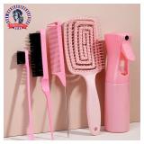 5pcs comb set Relaxing Elastic Massage Comb...