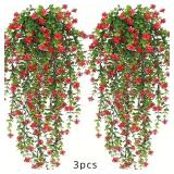 3pcs, Artificial Hanging Plants Fake Hanging...