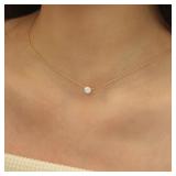 Stainless Steel Gold Plated Dainty Minimalist...