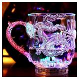 LED Flash Magic Color Changing Dragon Cup Water...