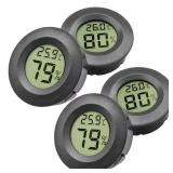 3 pcs Round Digital LCD Thermometer For Car...