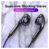 Type-C In-Ear Wired Karaoke Headphones 3.5mm...