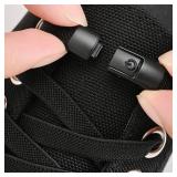 8mm No Tie Shoe Laces Press Lock Shoelaces...