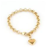 316L Stainless Steel Heart Bracelet For Women...