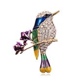Classic Rhinestones Birds Brooches for Women...
