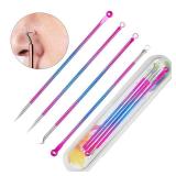 4PCS Acne Blackhead Comedone Black Spot Pimple...