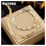 DIEYURO 316L Stainless Steel 3in1 Crossover...
