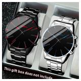 Stylish Men's Quartz Watch, Fashionable...