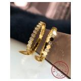 925 Sterling silver plated Vintage Geometric...