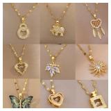 ZAKOL Classic Gold Color Stainless Steel...