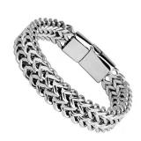 HNSP 10MM Stainless Steel Bracelet For Men...