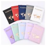 Fashion Passport Protective Cover World Pattern...