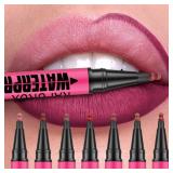 1PC Liquid Matte12-Color Lipliner Pencil...