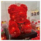 2026 New Artificial Flower Eternal Rose Teddy...