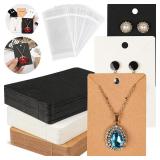 50pcs Blank Necklace Earring Jewelry Cards