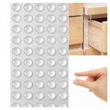100Pcs Self Adhesive Door Stopper Rubber Damper...