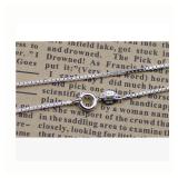 1 PC 40cm wholesale 925 sterling silver plated...