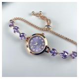 Round alloy case Arabic numeral classic dial...