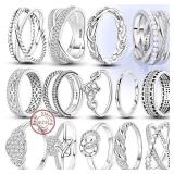 New Original 925 Sterling Silver Rings...