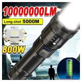 2 Pcs High Strong Power Led Flashlights 2000LM...