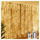 300LEDS Christmas Lights Fairy String Curtain...